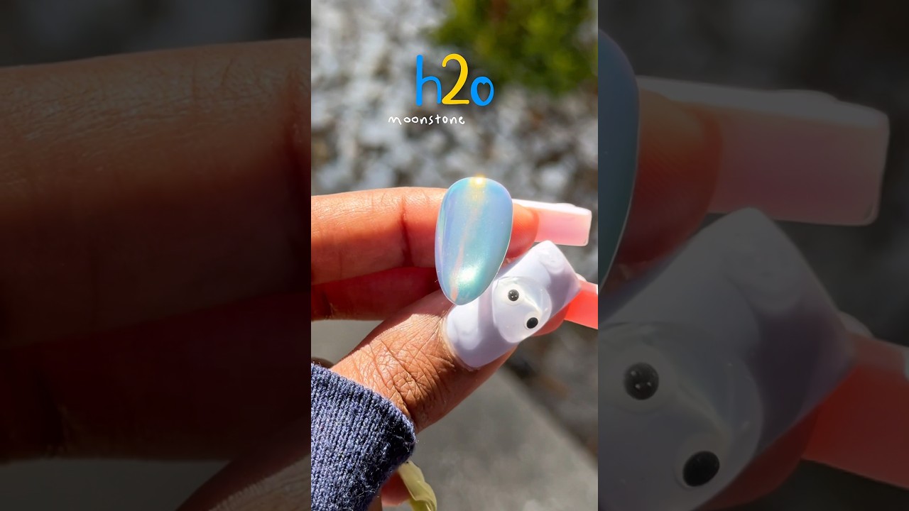 h2o Mako Mermaid NAIL TUTORIAL ✨🐚🌊 #nails #gelnails #diynails #chromenails #summernails