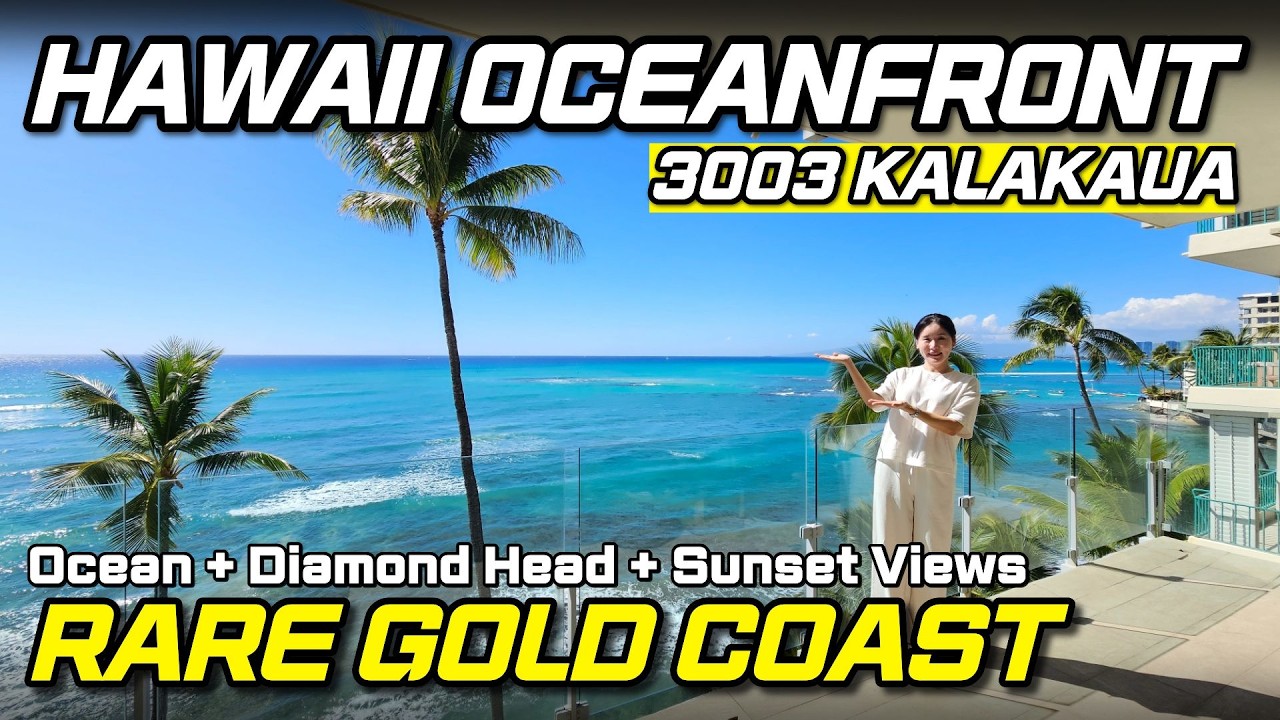 Интерьер редкой квартиры на берегу океана на Гавайях | 3003 Kalakaua Gold Coast