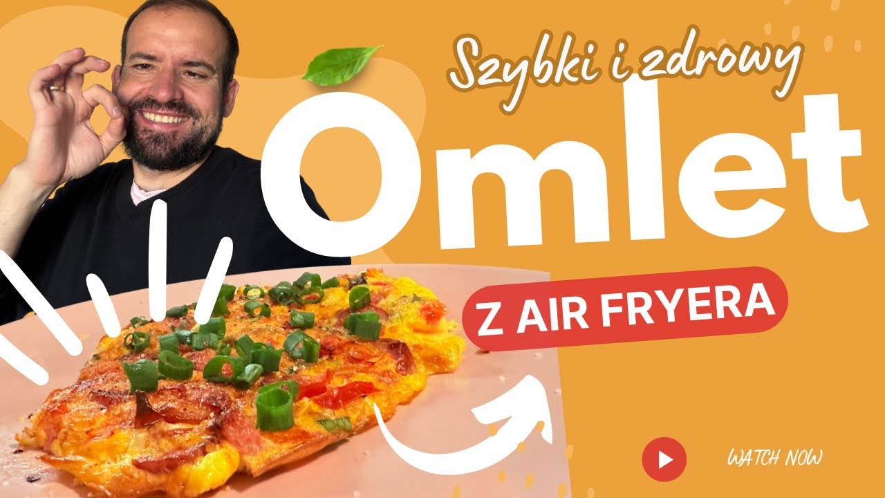 🔥 Omlet z Airfryera – Szybki i Puszysty Przepis na Śniadanie 🍳