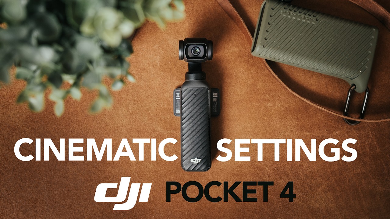Лучшие кинематографические настройки для DJI Osmo Pocket 4