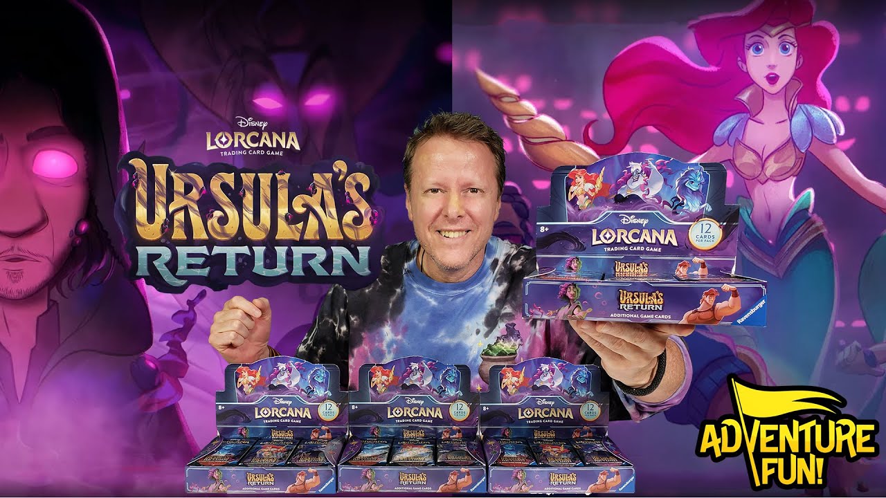 Lorcana “Ursula’s Returns” Disney's Trading Card Game! Hunting For Enchanted!