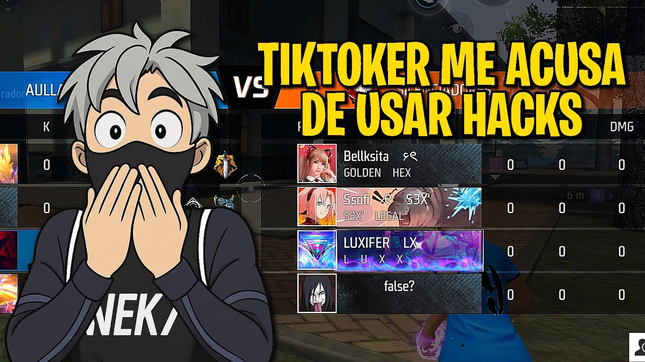 ¡TIKTOKER ME ACUSA Y ME REPORTA DE HACKER POR PEGAR ESTOS TIROS! 😨 FREE FIRE