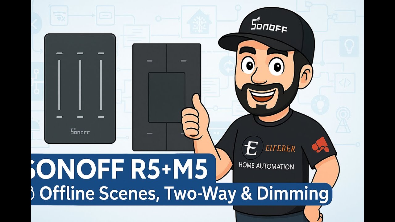 SONOFF R5 Explained: Offline Control, 18 Actions, Two-Way with M5