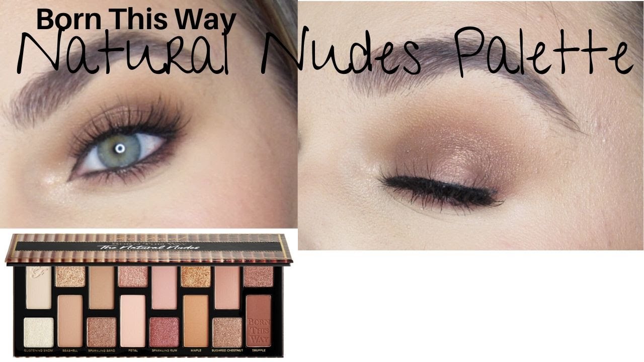 Палитра Natural Nudes от Too Faced Tutorial