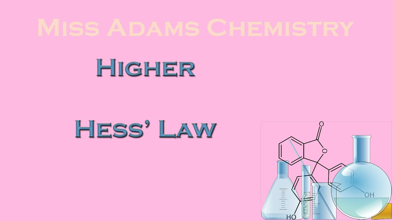 Higher:  Hess's Law