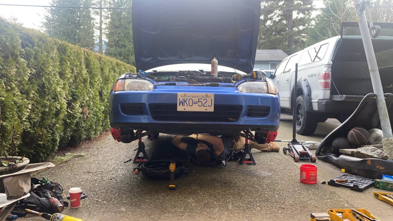 93 Honda Civic Clutch Replacement & More Part 1