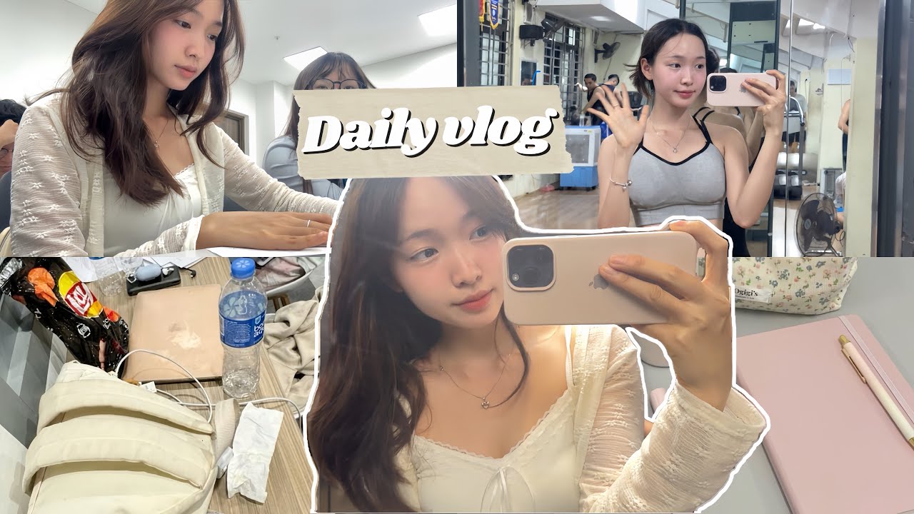 Daily vlog ♡ Cuộc sống của sinh viên đại học | Công việc mới, chạy deadline, học Tiếng Anh 📚🎀