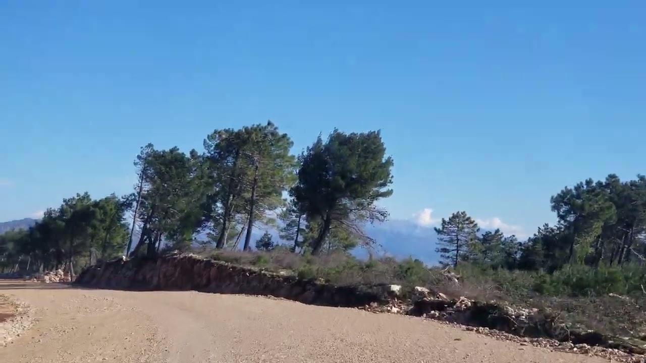 Shengjin - Velipoje ..pjese nga rruga e re që po ndertohet..