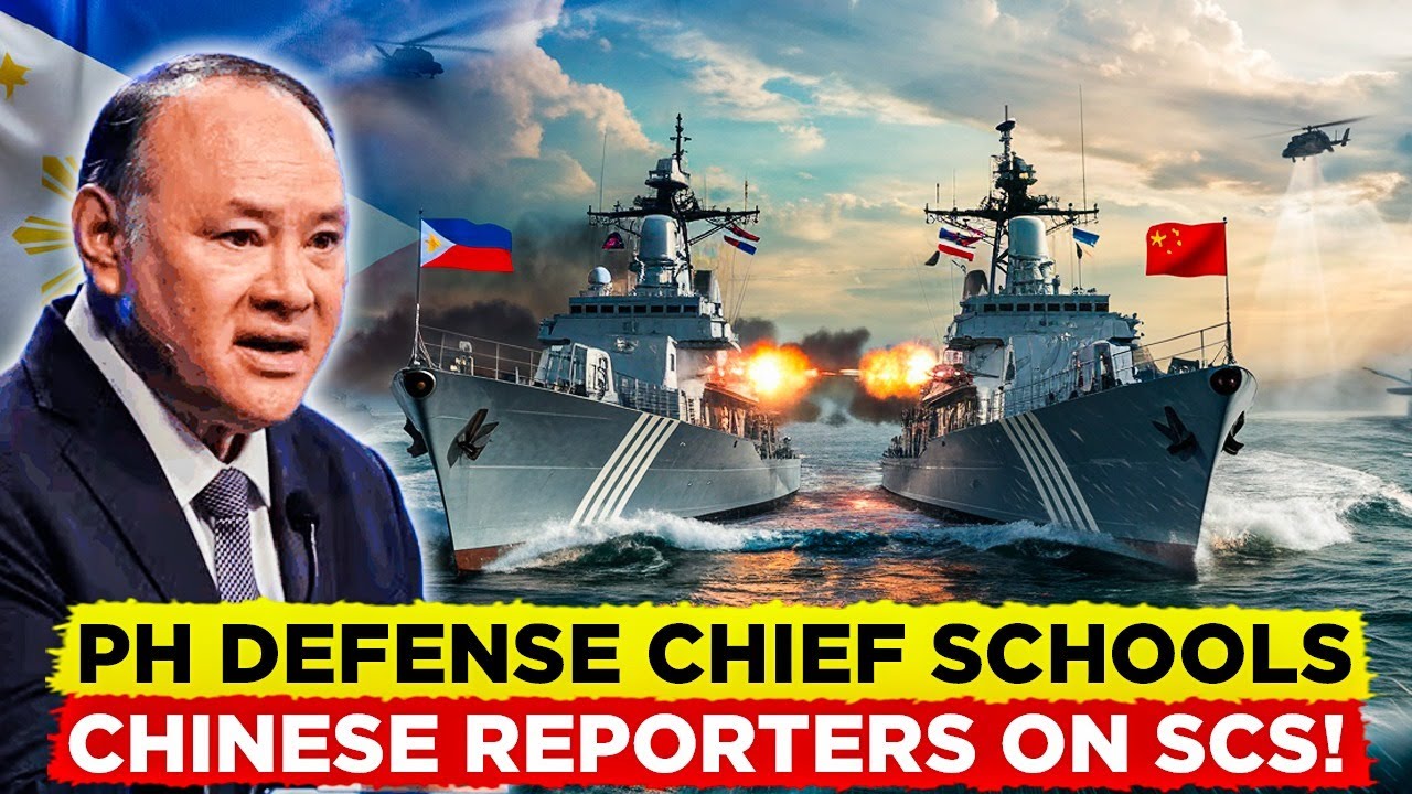 SEC. Teodoro CLASHES with Chinese Reporters Over Sea Tensions | Shangri-La Dialogue 2025