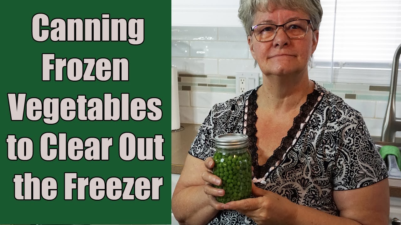 Canning Frozen Peas | Forjars | Nesco