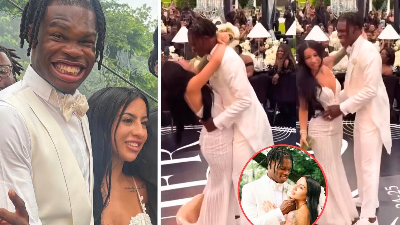 Travis Hunter&rsquo;s Wife Sparks Controversy After Dodging His Kiss at Wedding Reception