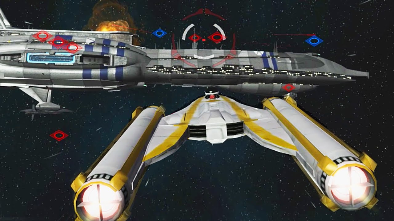 Star Wars: Battlefront 2 (2005, Remaster Mod) - Space Battle at Kamino Gameplay