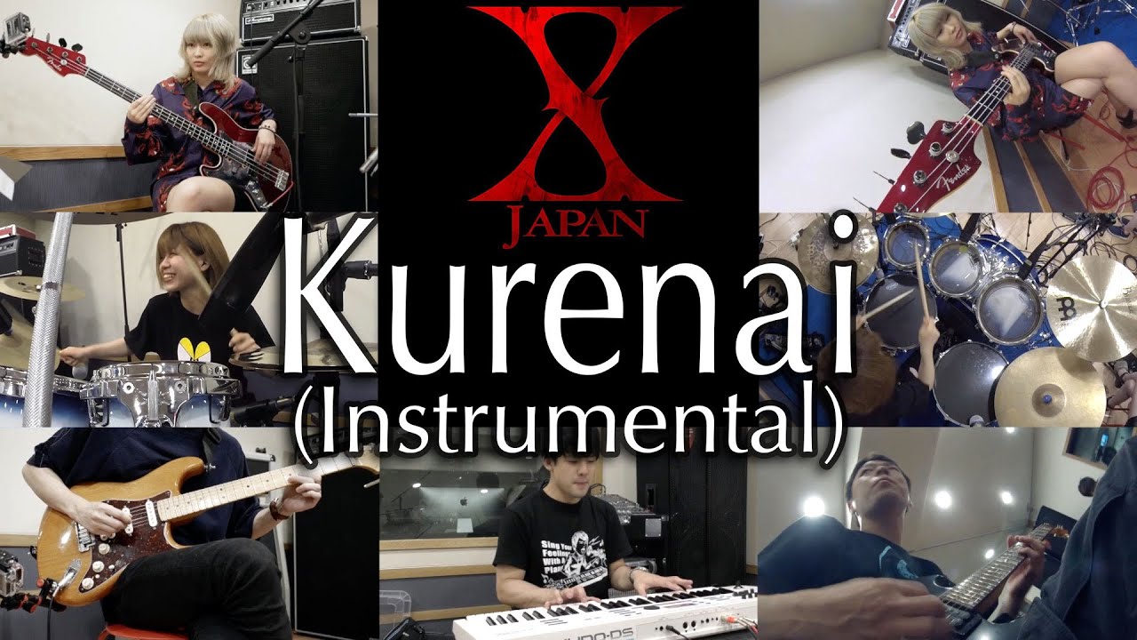 X JAPAN - 紅 Kurenai (Full Band Cover 2019 - Instrumental)