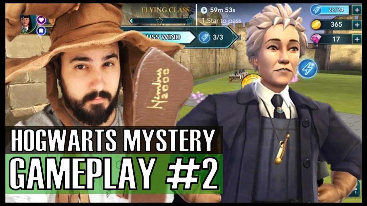 AULA DE VOO e SEGUIDOR DE VOLDEMORT!! - Hogwarts Mystery #2