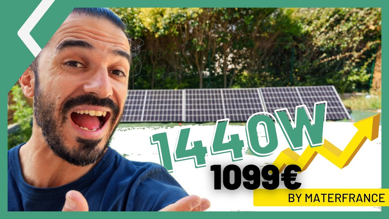 J'ai test&eacute; les kits autoconsommation solaire de MaterFrance (incroyable)