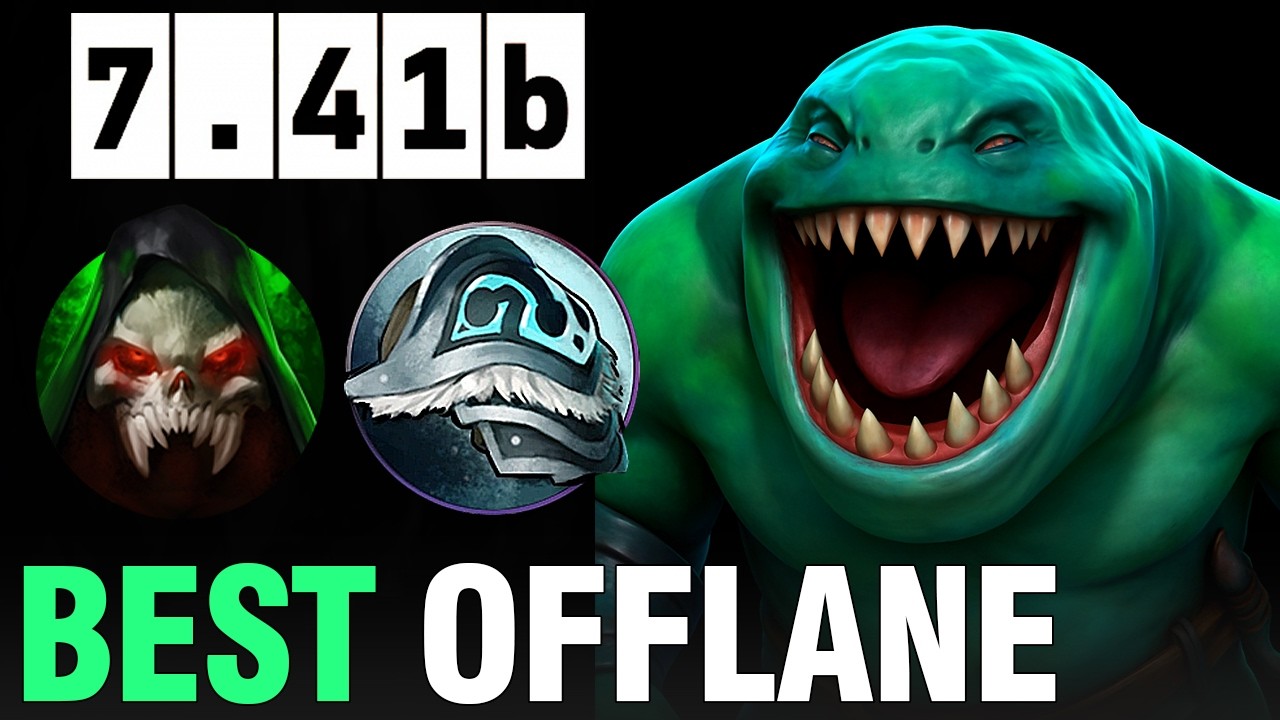 Immortal Tidehunter Imba Build Offlane in 7.41b Dota 2