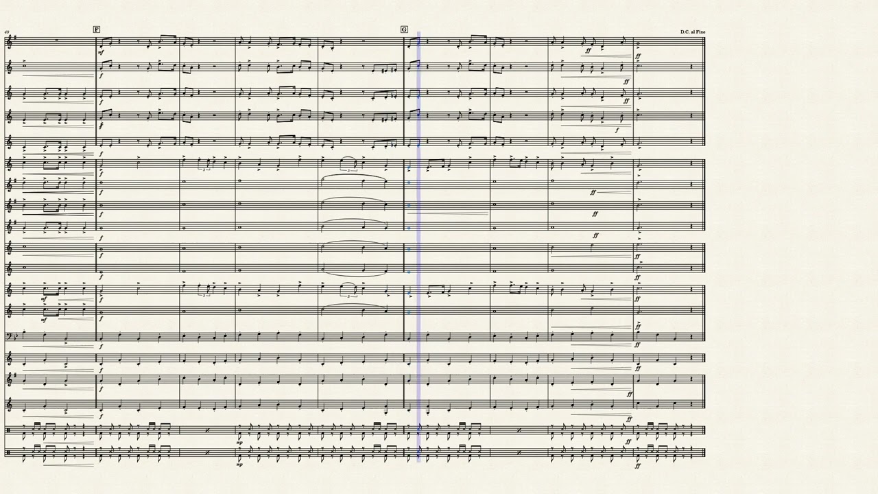The Great Escape  Brass Band by Ron Goodwin arr D.C.Broad