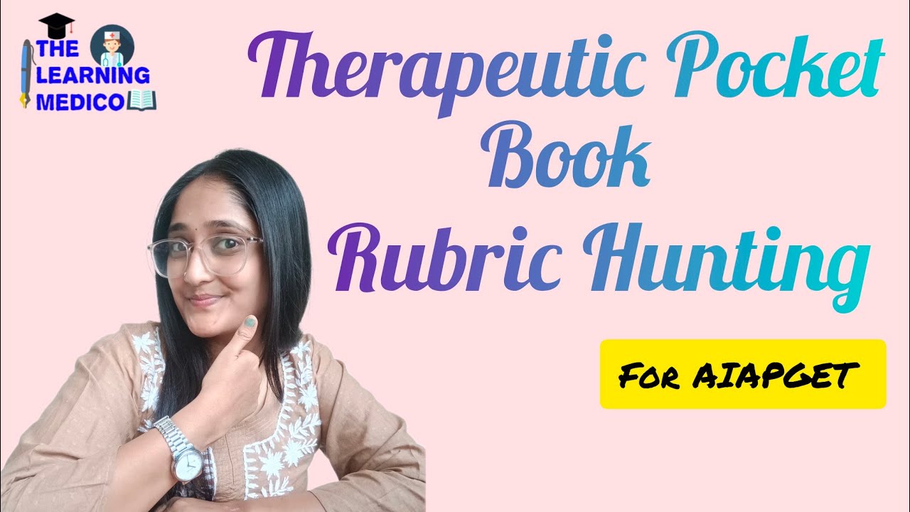 Rubric Hunting from Therapeutic Pocket Book | AIAPGET | Easy explanation in Hindi | Repertory