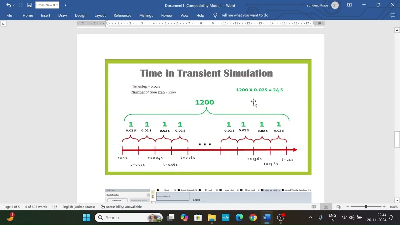 Steady state & transient simulation in CFD