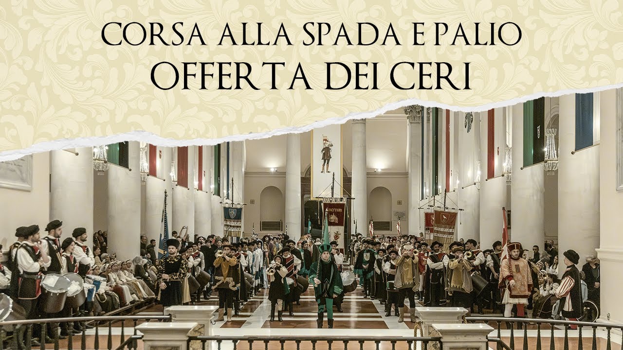 Corsa alla Spada e Palio - Offerta dei ceri 2025
