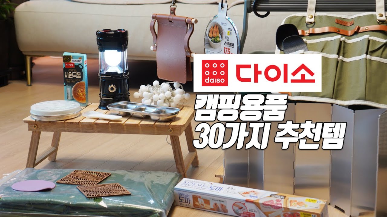다이소 캠핑 30가지 추천템 후회템 솔직리뷰