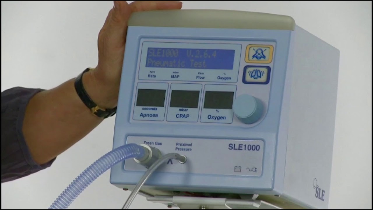 SLE1000 | 4. Powering up, Pneumatic Test and Calibration of the SLE1000