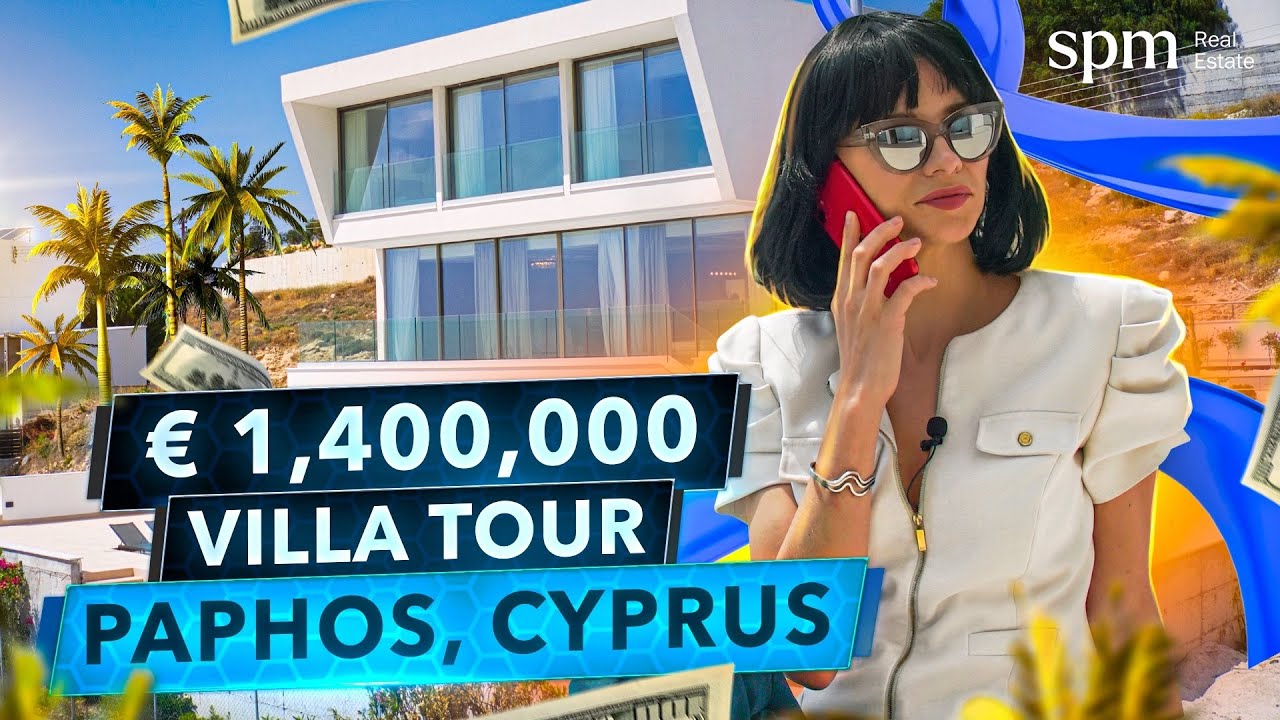 Touring a 1,4&euro; MILLION INCREDIBLE VILLA in CYPRUS