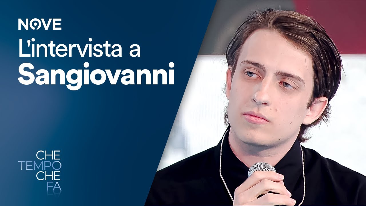 Sangiovanni e il suo ritorno in studio | Che tempo che fa