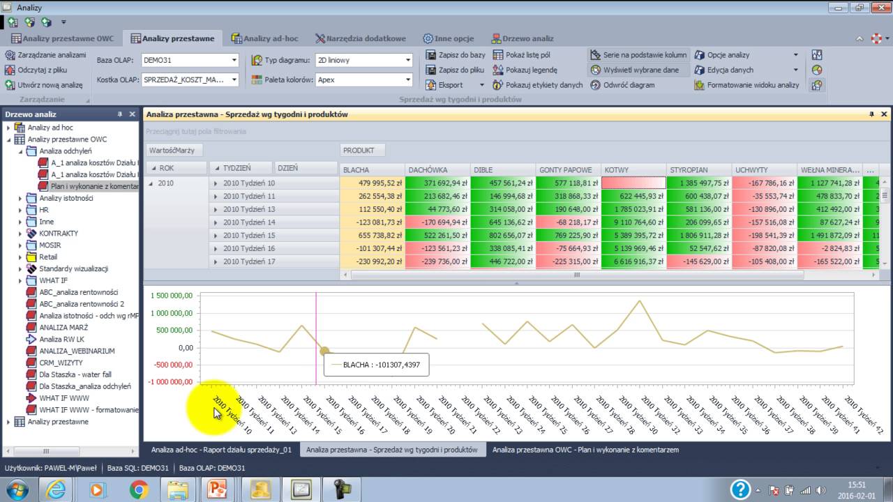 Eureca desktop - interface kluczowego użytkownika
