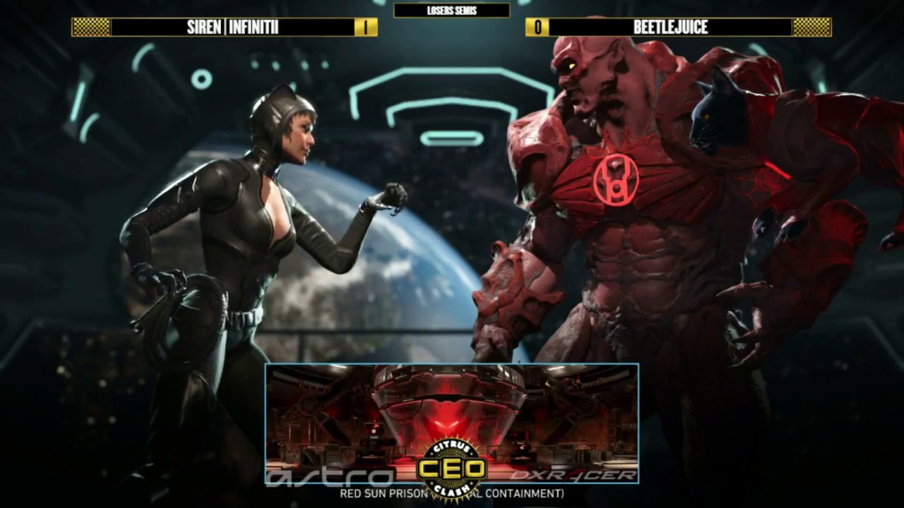 CEO CITRUS CLASH #6  INJUSTICE 2 - SIREN INFINITII vs BETTLEJUICE