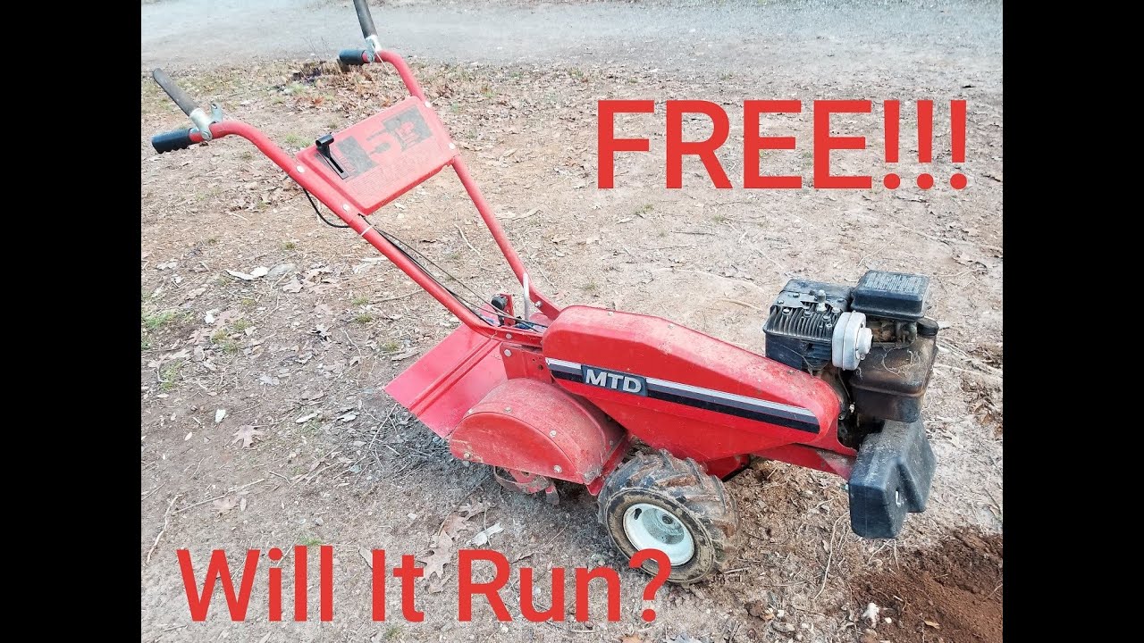 Free MTD Tiller (will it run?)