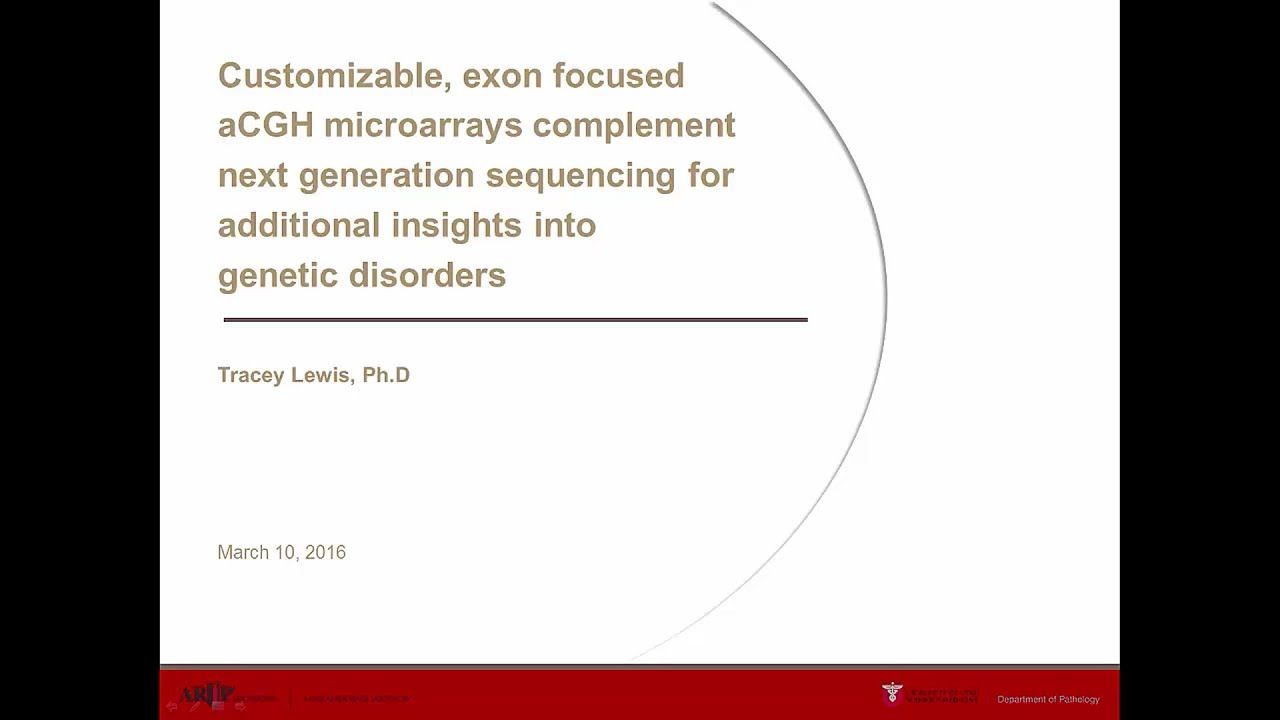 Customisable aCGH microarrays complement NGS for additional insights into genetic disorders