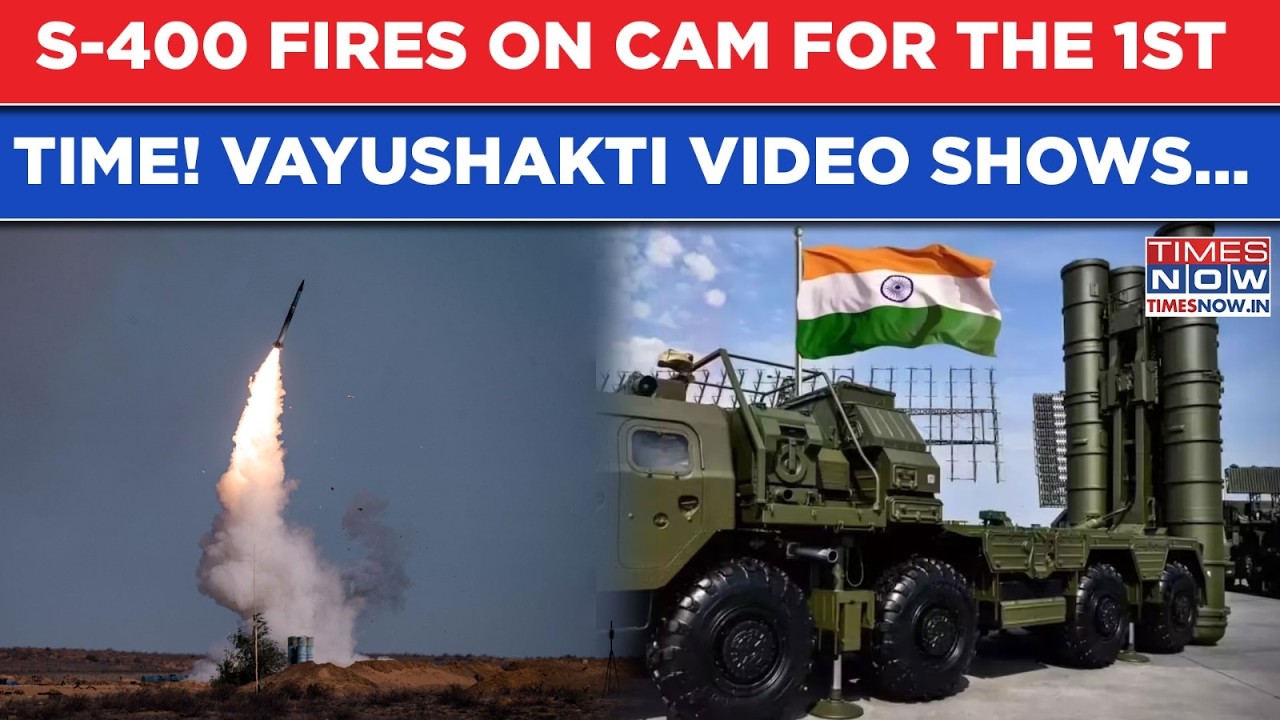 Indian Air Force's S400 In Action, First Time On Cam! Vayushakti Video Shows Defence System's Might