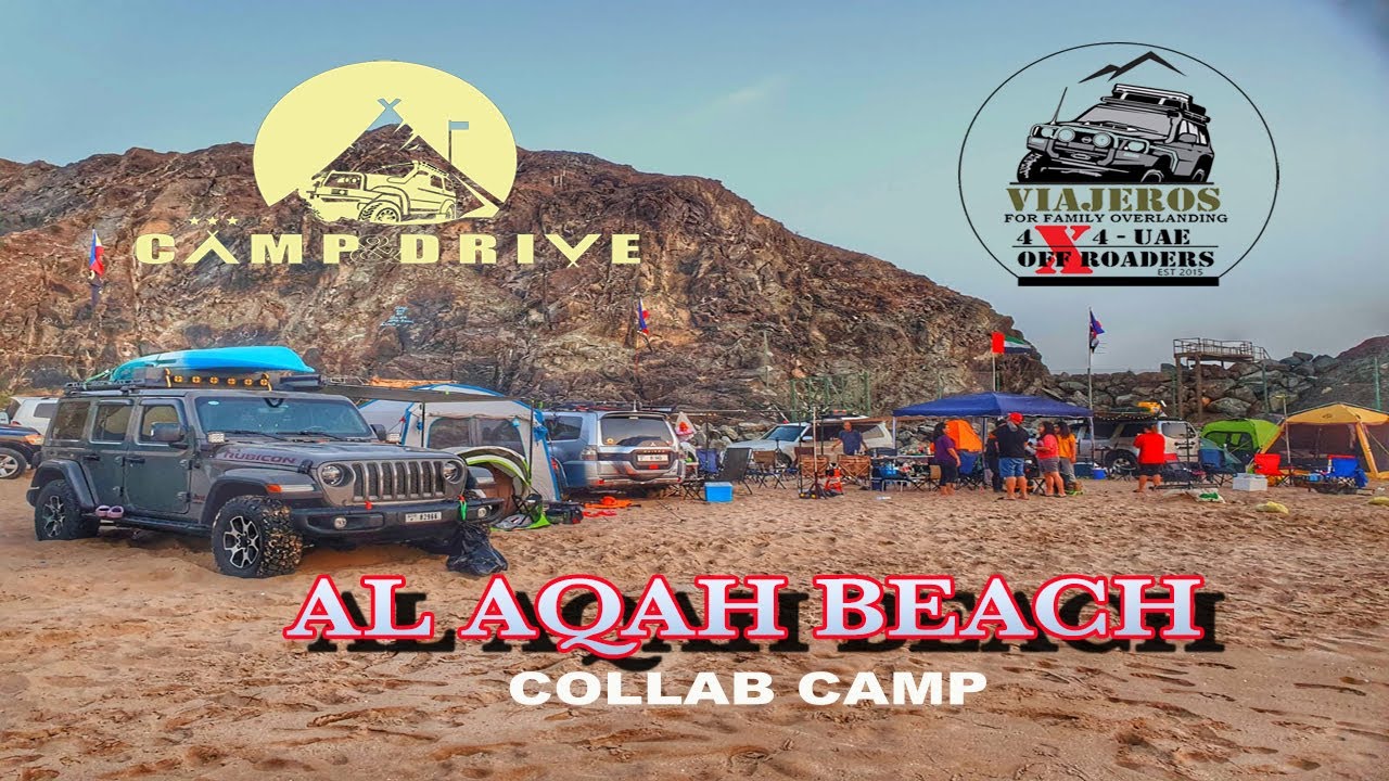 CAMP&DRIVE WITH VIAJEROS FAMILY IN AL AQAH BEACH FUJAIRAH