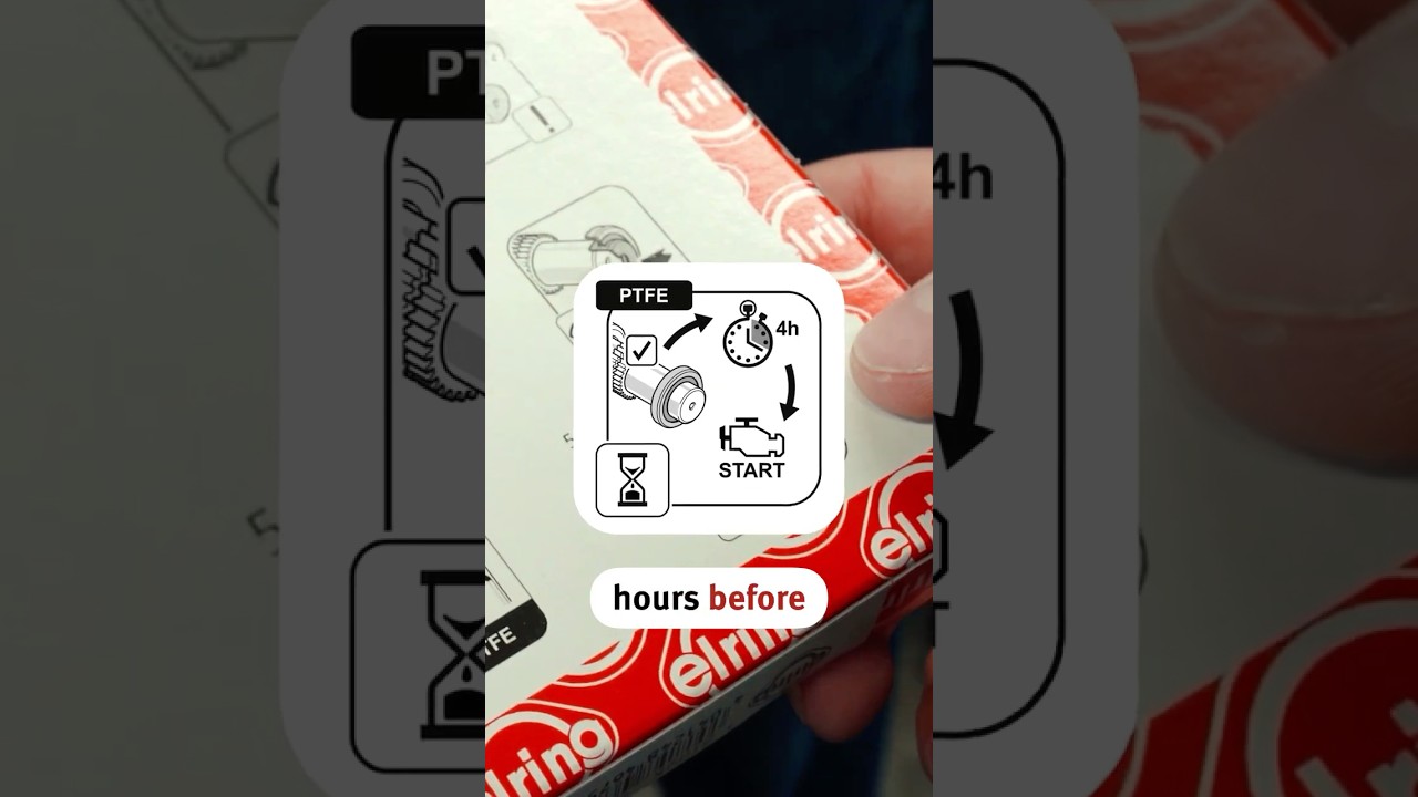 No oil. No errors. Just precision &ndash; Elring PTFE RWDR install