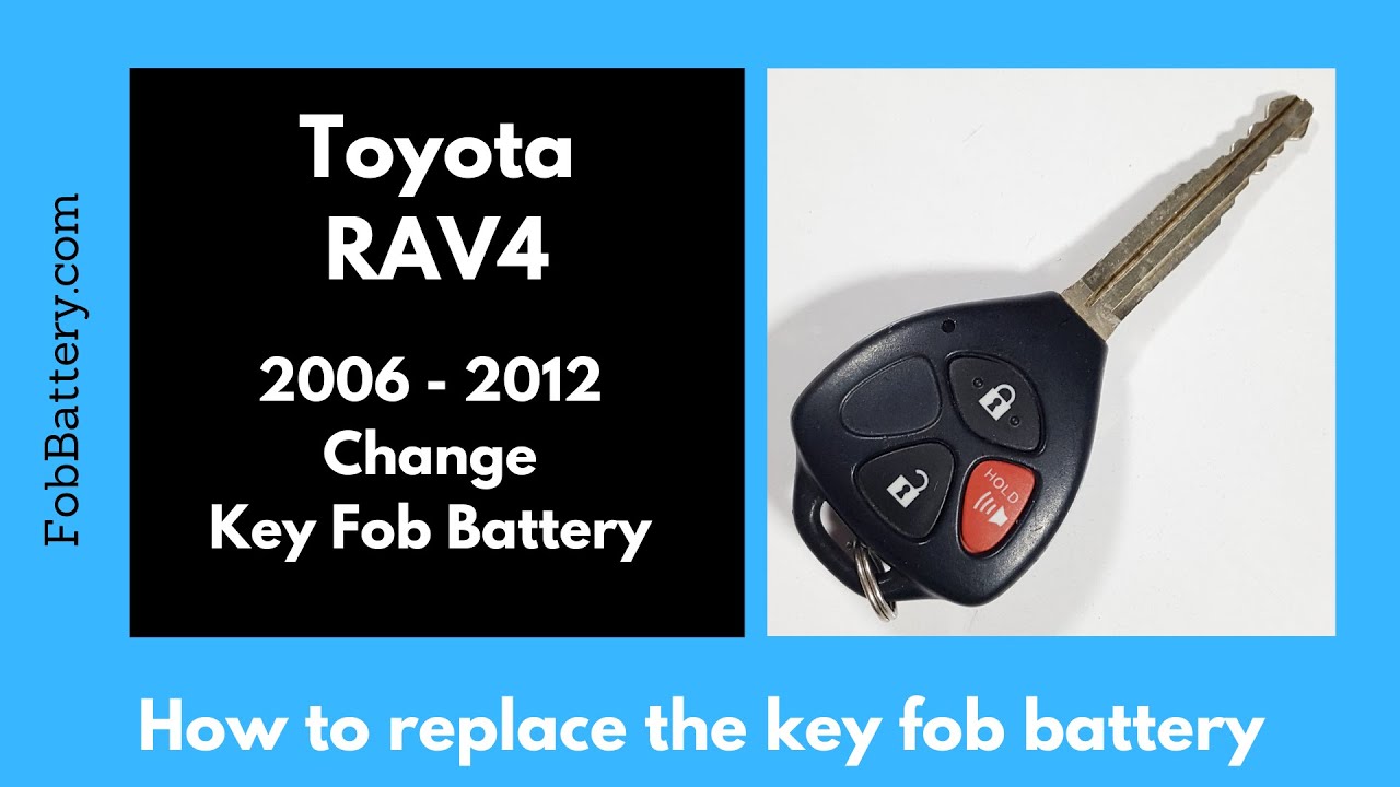 Toyota RAV4 Key Fob Battery Replacement (2006 - 2012)