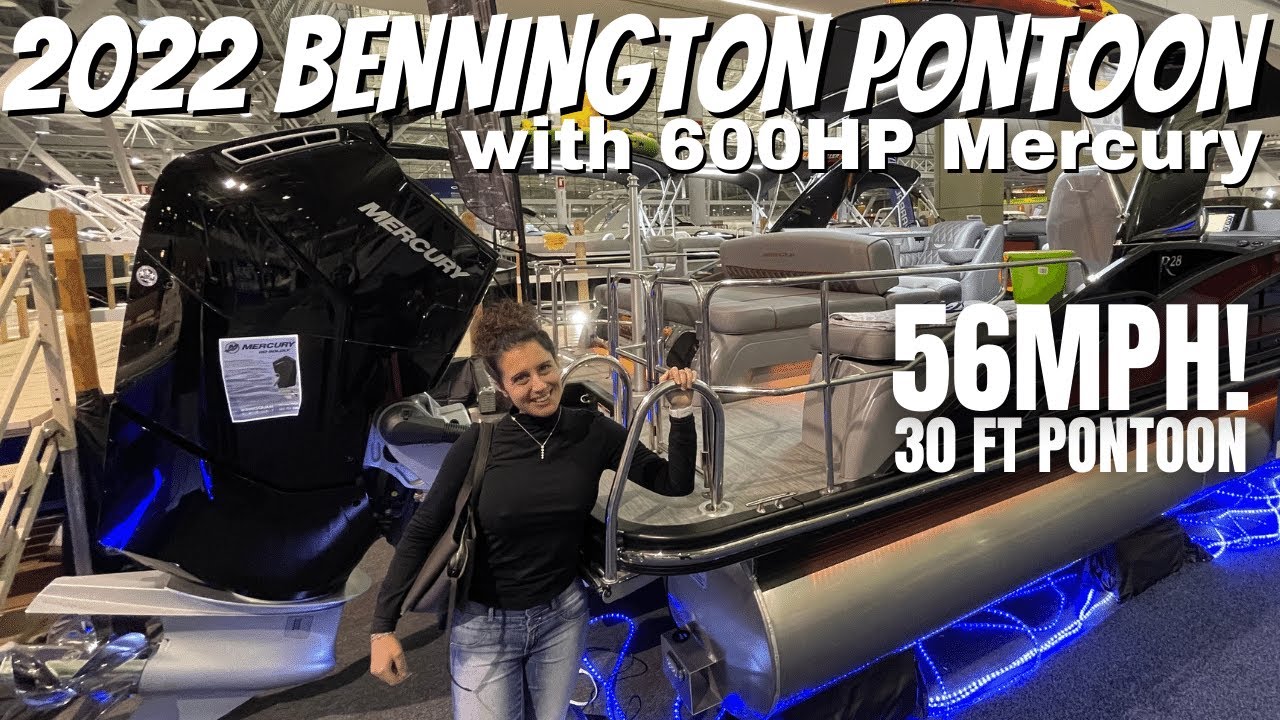 BENNINGTON PONTOON with MERCURY 600 Walkthrough and Tour