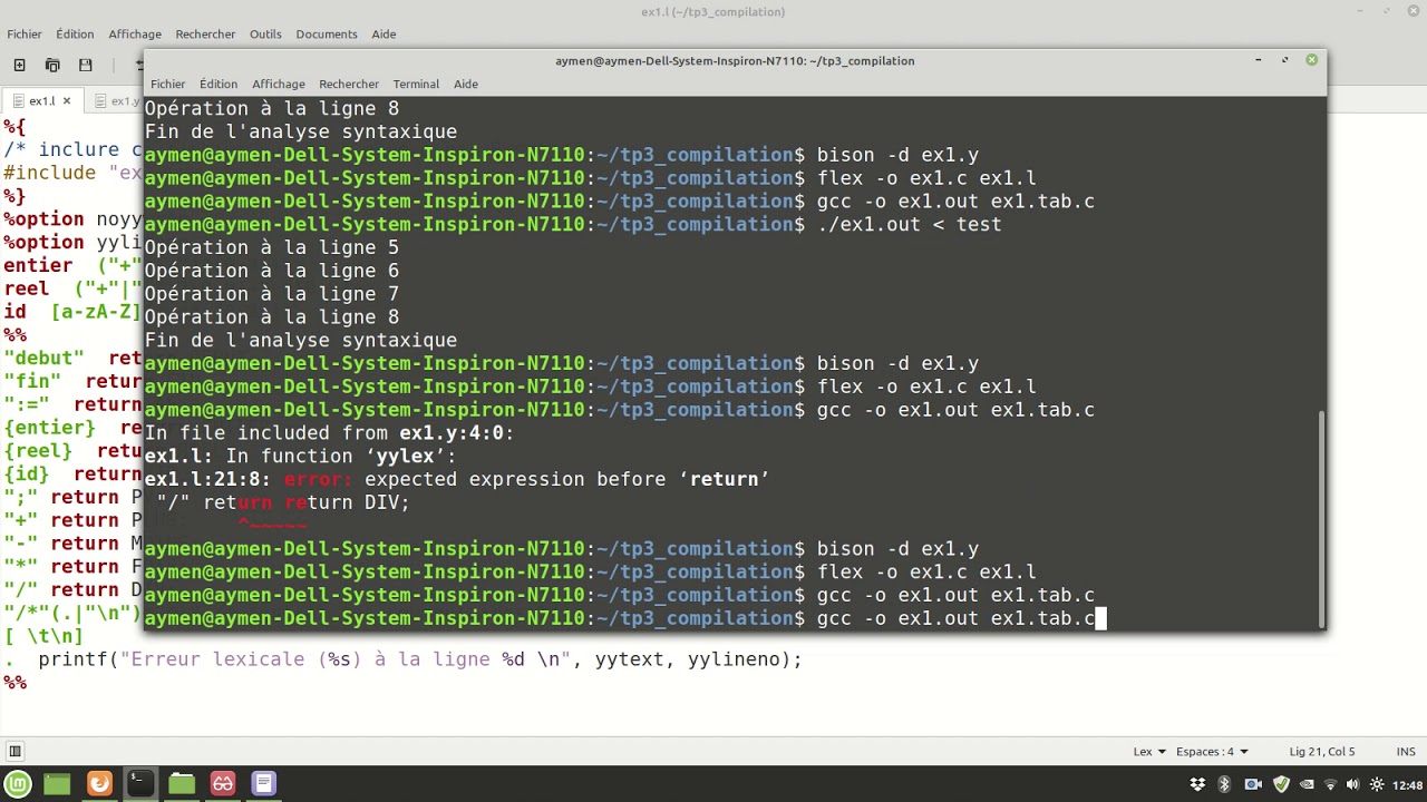 Correction TP3 Compilation