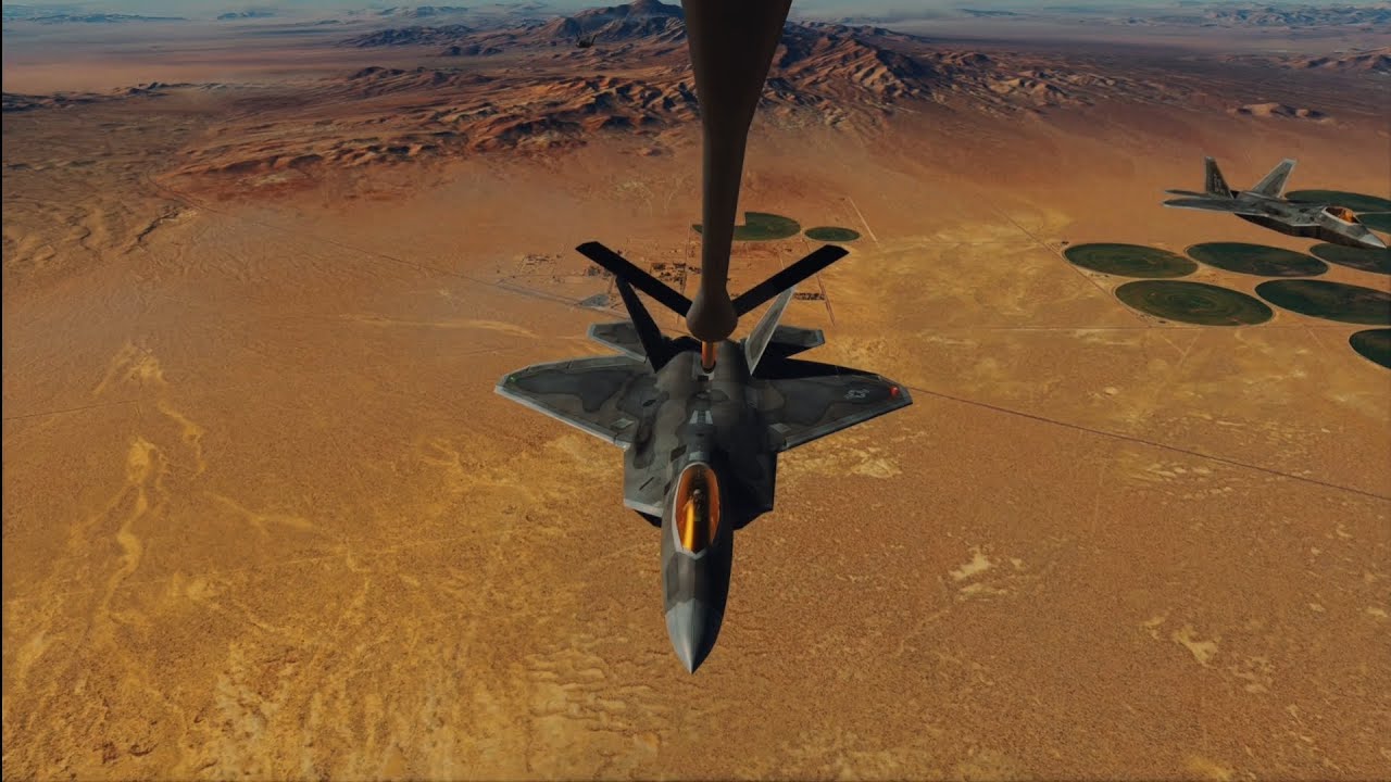 Raptors take fuel over Nevada...