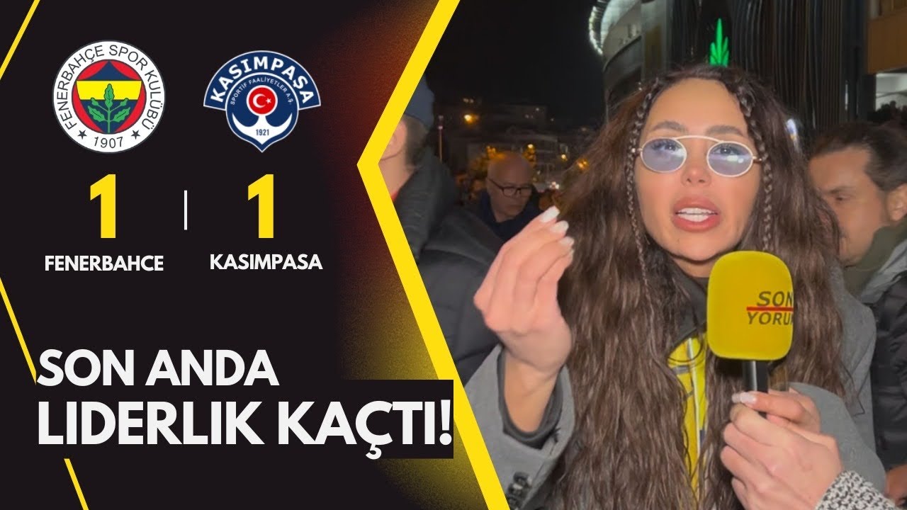 90+’ta Gelen Sevinç Kabusa Döndü! Fenerbahçe 1-1 Kasımpaşa Taraftar Röportajı