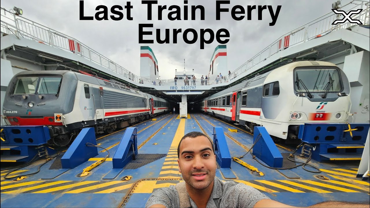 The Last Passenger Train Ferry in Europe | Traghetto FS | Villa San Giovanni - Messina | Italy