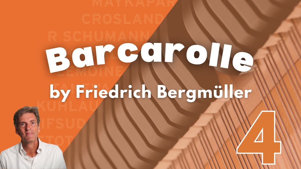 Barcarolle (op.100, no.22) by F. Burgmüller: Trinity Grade 4 Piano (from 2023) - 12
