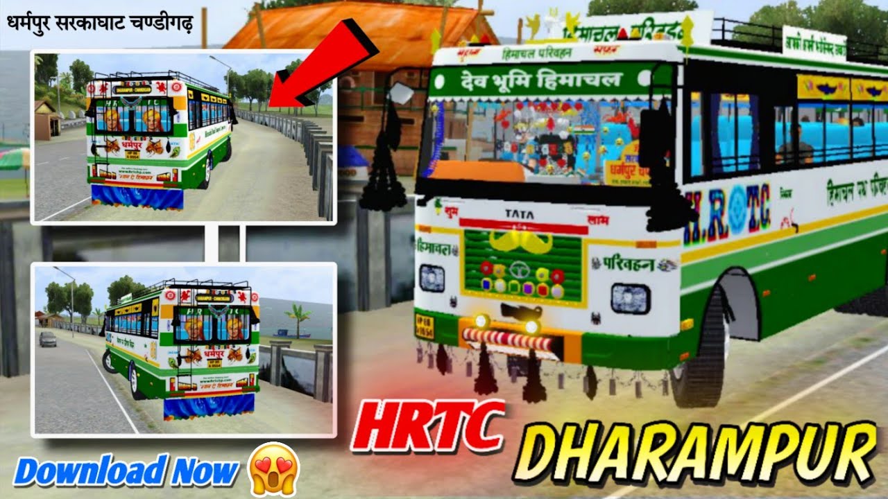 Surprise Release 🎉😲 - HRTC DHARAMPUR Tata Rebuild BS-IV Bus For Bussid