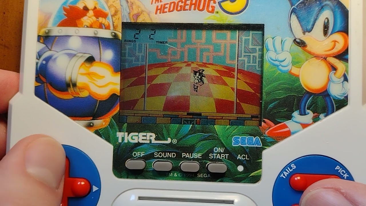 Full Playthrough - Sonic the Hedgehog 3 LCD Game - Tiger Electronics (2020 re-release)