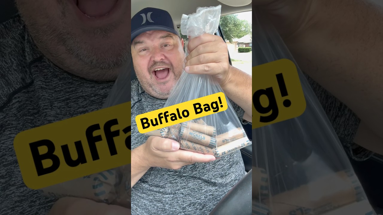 Bag Of Nickels From The Bank! Buffalo!