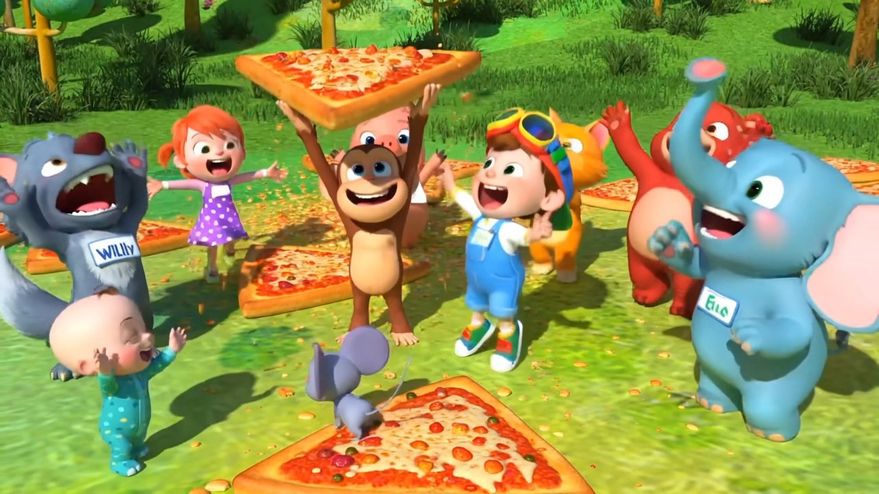 My Name Song! What's Your Name? Raining Huge Pizza | Sponsored By: Klasky Csupo 2001 Effects