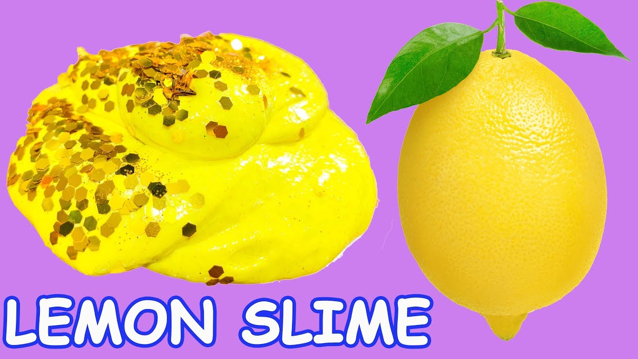 LEMON SLIME / GLITTER / ЛЕМОННЫЙ СЛАЙМ