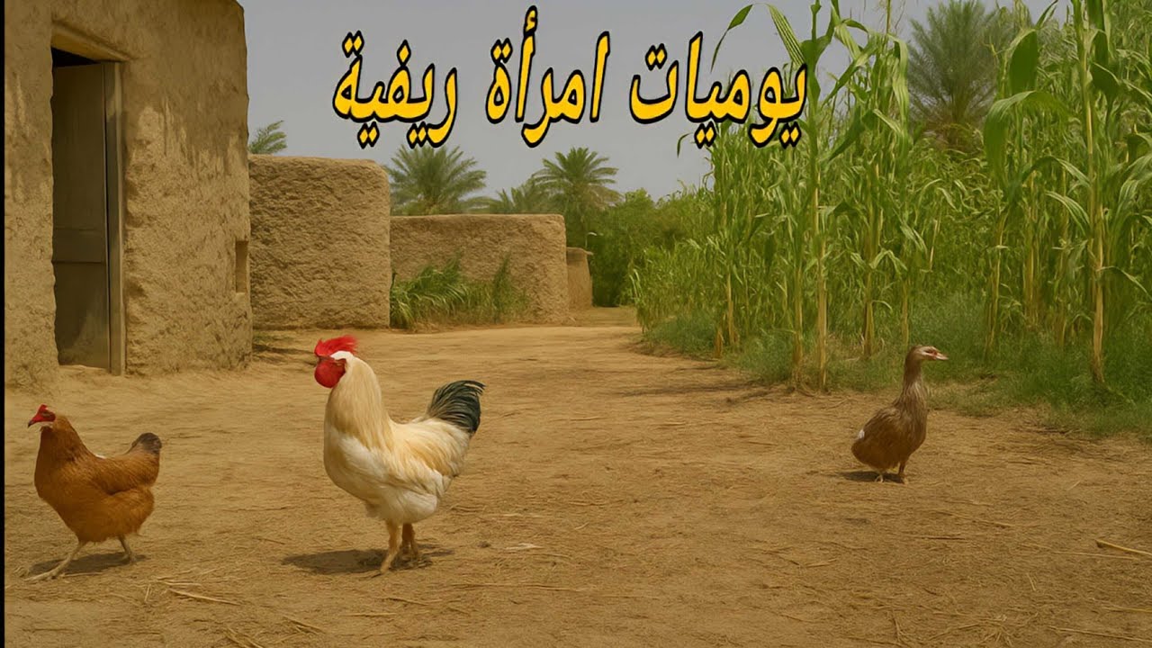 روتين فلاحه عراقية بالريف الجنوبي 🇮🇶| تربية دجاج وبط 🐔🦆 وحرّ الصيف اللاهب 🔥 بحياة القرية 🌾