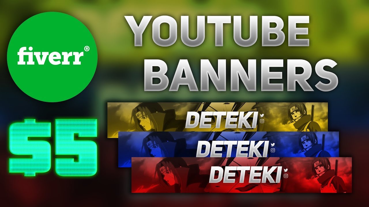 HOW TO GET $5 YOUTUBE BANNERS ON FIVERR!! | 2019