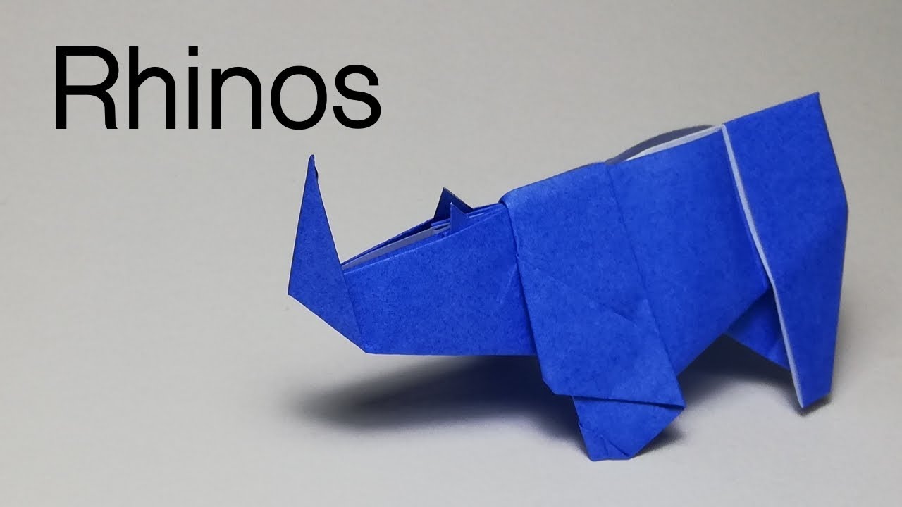 How to make a Rhinos 70 [Origami Hiroshi]